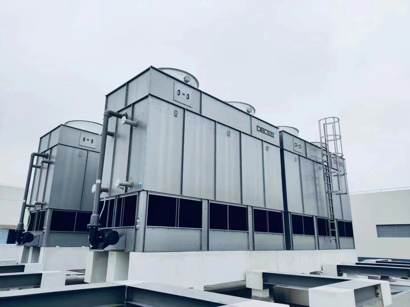 冷卻塔設備容量,屋面冷卻塔設備基礎